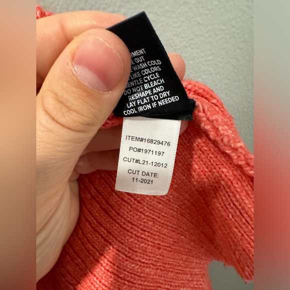 Torrid Waffle Cardigan Sweater in Pink Size Large - Picture 9 of 9